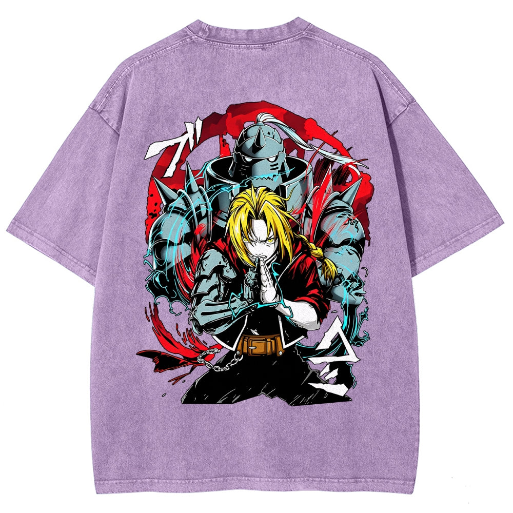 FULLMETAL ALCHEMIST Washed T-shirt 2606000398