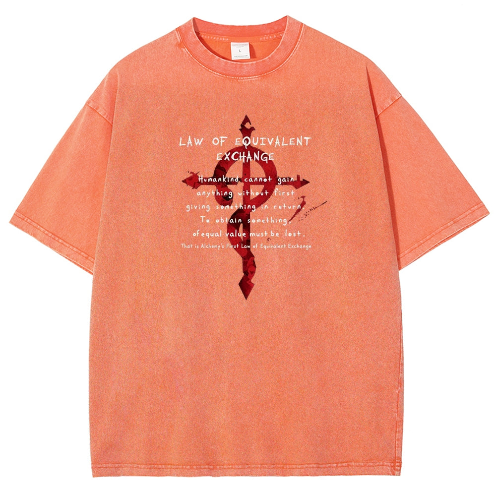FULLMETAL ALCHEMIST Washed T-shirt 2606000398