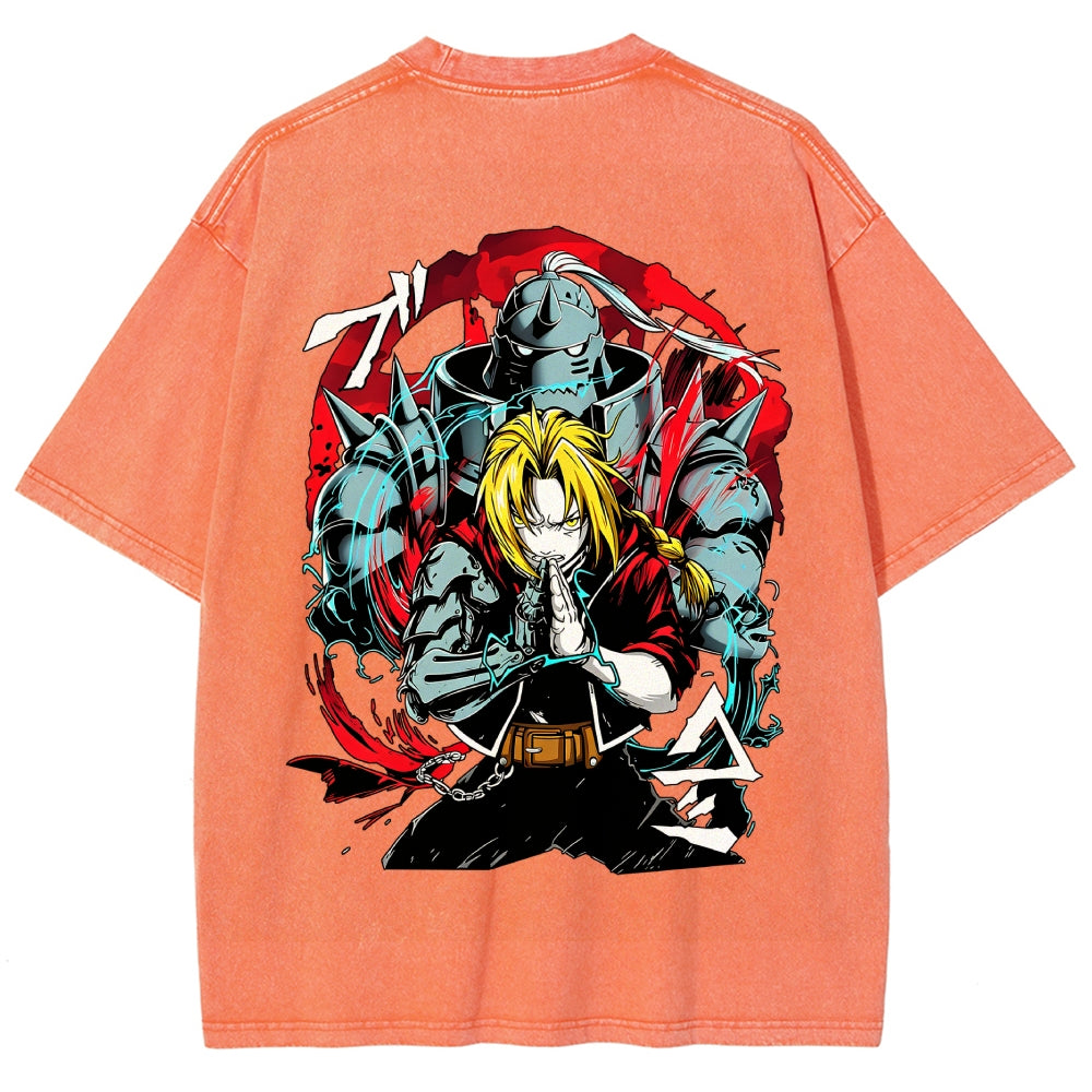 FULLMETAL ALCHEMIST Washed T-shirt 2606000398