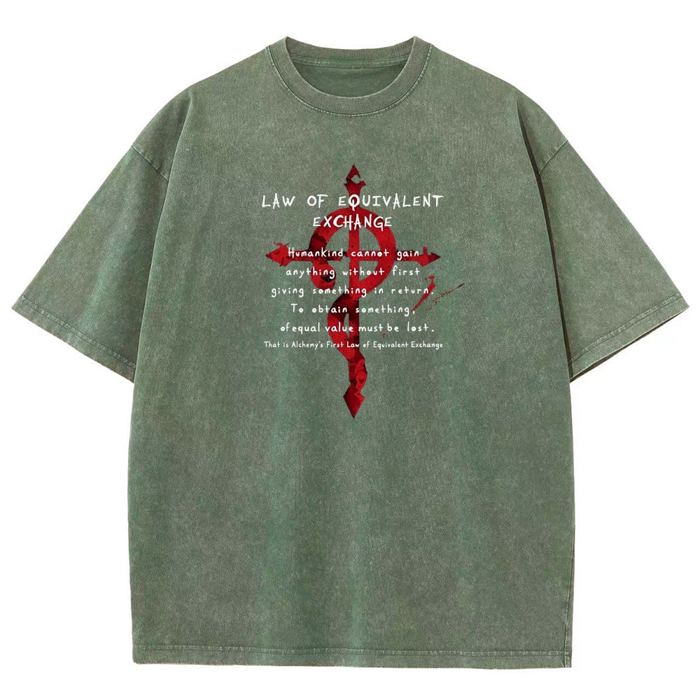 FULLMETAL ALCHEMIST Washed T-shirt 2606000398