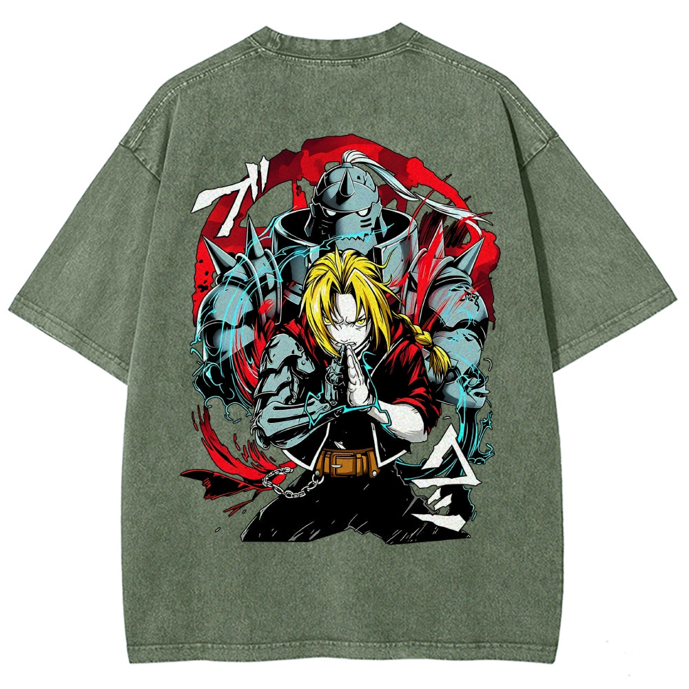 FULLMETAL ALCHEMIST Washed T-shirt 2606000398