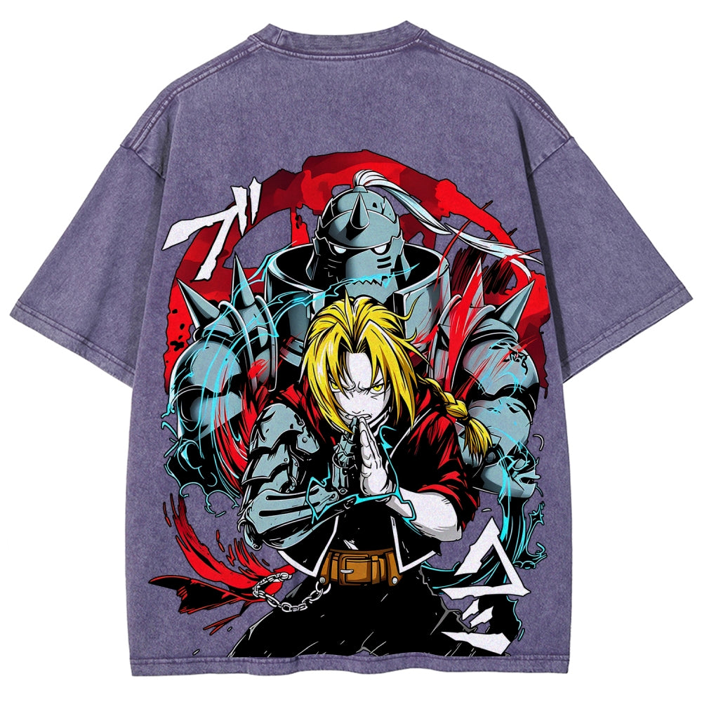 FULLMETAL ALCHEMIST Washed T-shirt 2606000398
