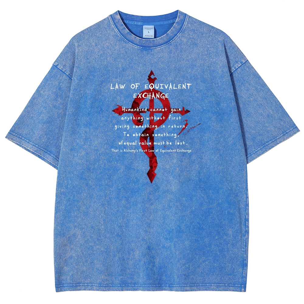 FULLMETAL ALCHEMIST Washed T-shirt 2606000398