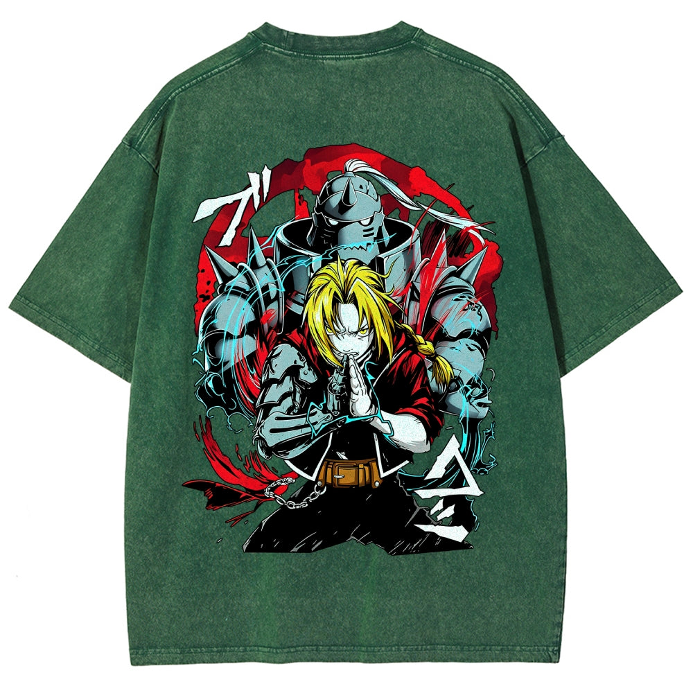 FULLMETAL ALCHEMIST Washed T-shirt 2606000398