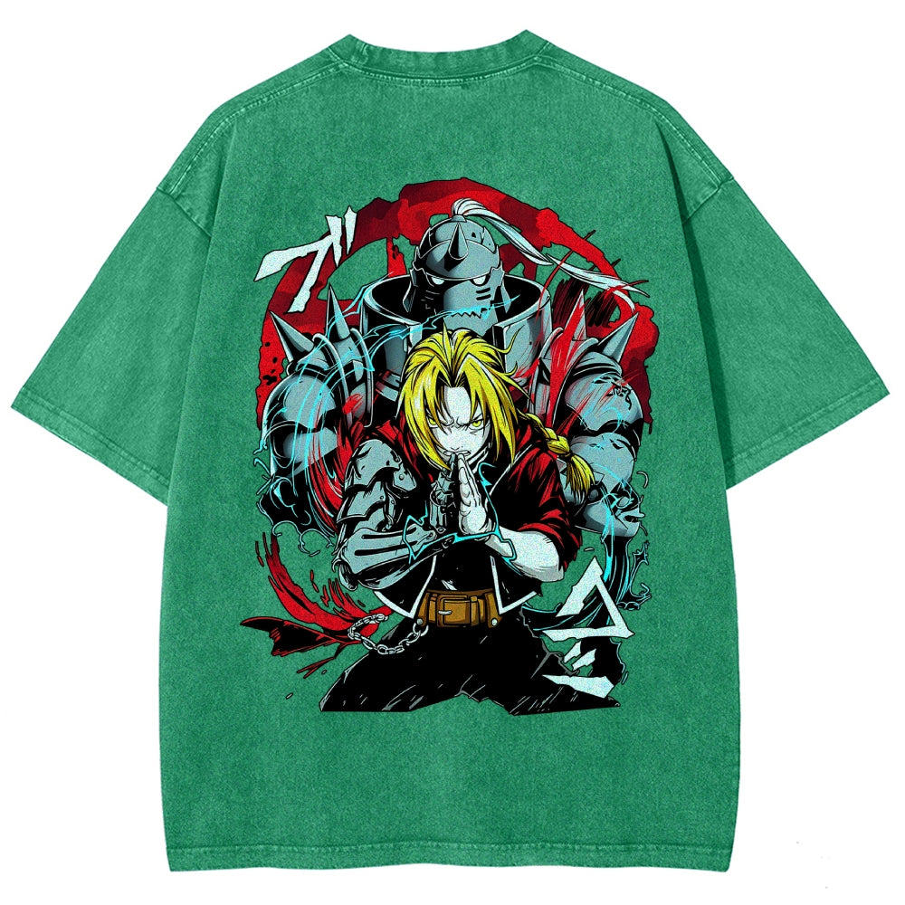 FULLMETAL ALCHEMIST Washed T-shirt 2606000398