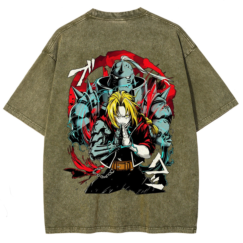 FULLMETAL ALCHEMIST Washed T-shirt 2606000398