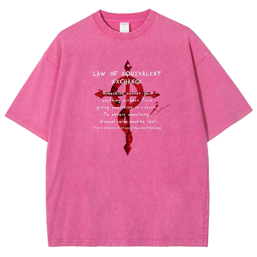 FULLMETAL ALCHEMIST Washed T-shirt 2606000398