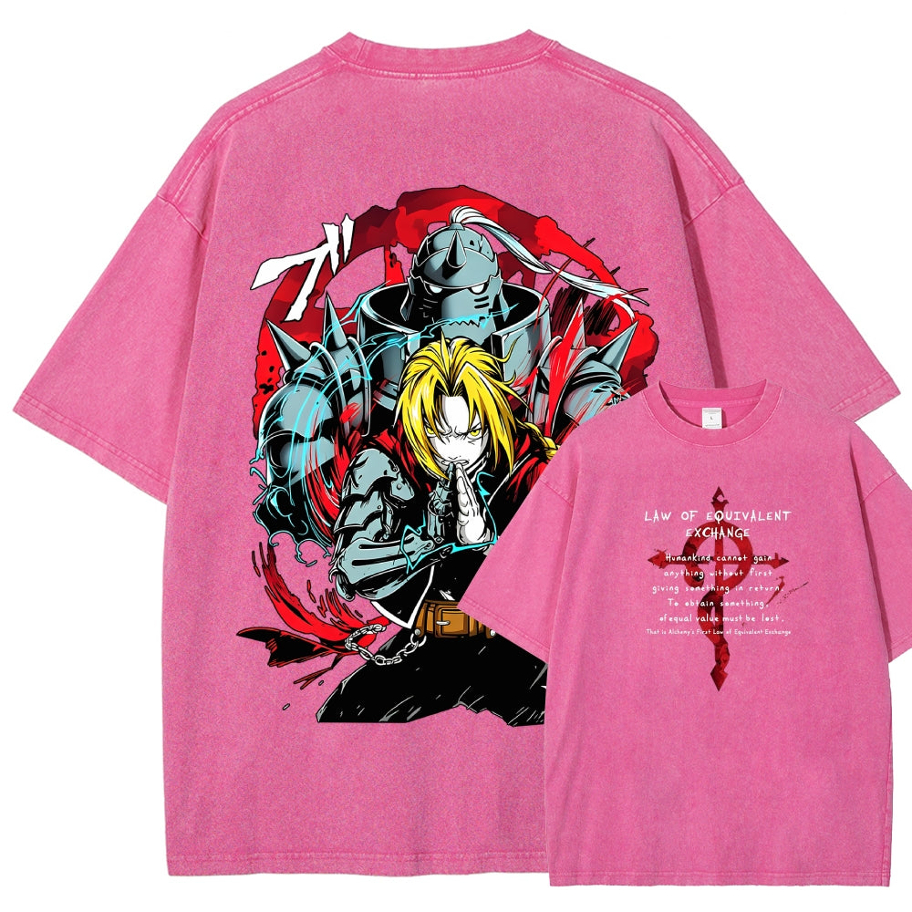 FULLMETAL ALCHEMIST Washed T-shirt 2606000398
