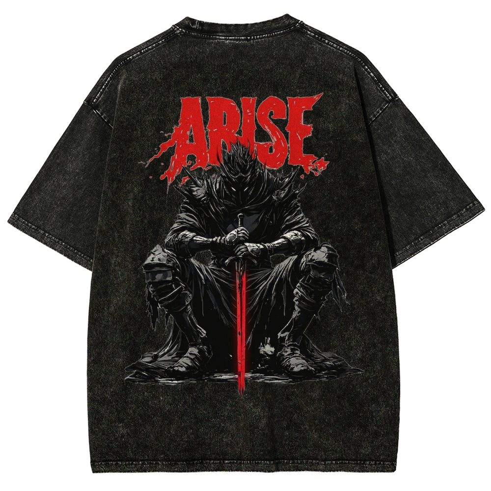 solo leveling Washed T-shirt 2606001099