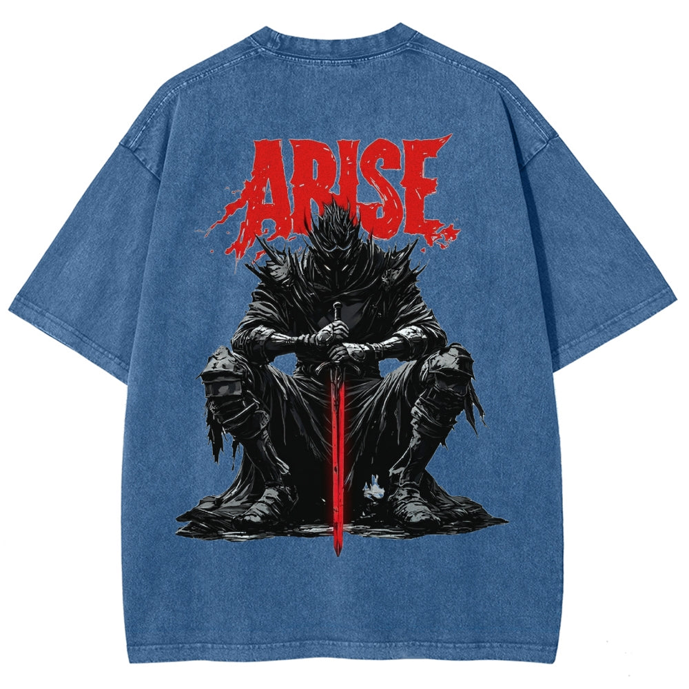 solo leveling Washed T-shirt 2606001099