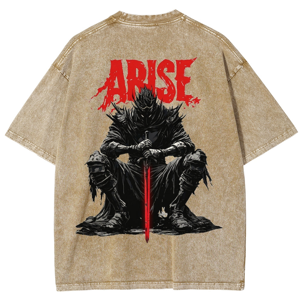 solo leveling Washed T-shirt 2606001099