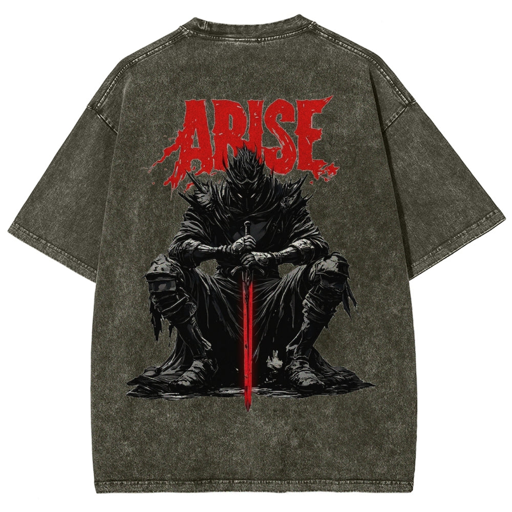 solo leveling Washed T-shirt 2606001099