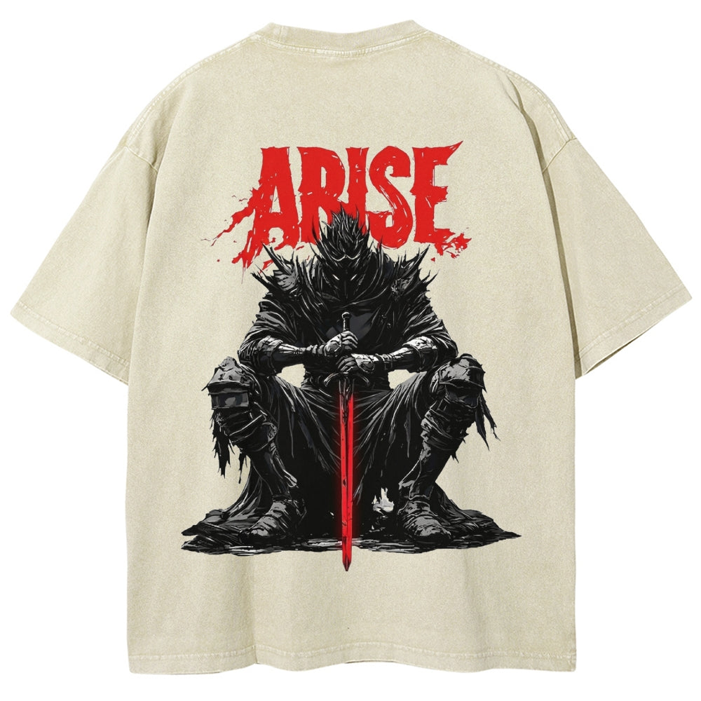solo leveling Washed T-shirt 2606001099