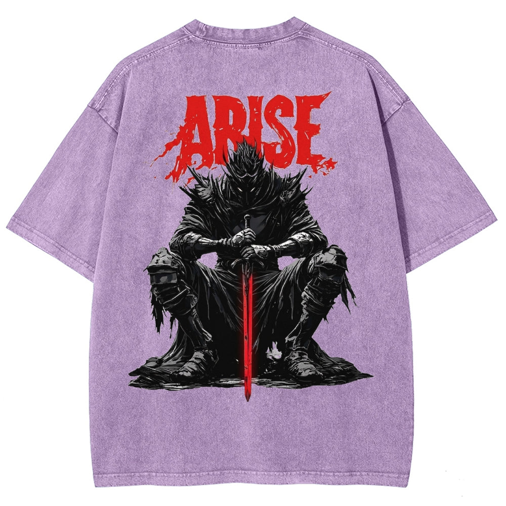 solo leveling Washed T-shirt 2606001099