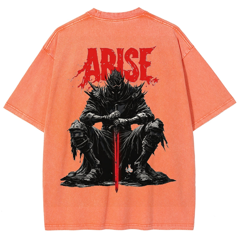 solo leveling Washed T-shirt 2606001099