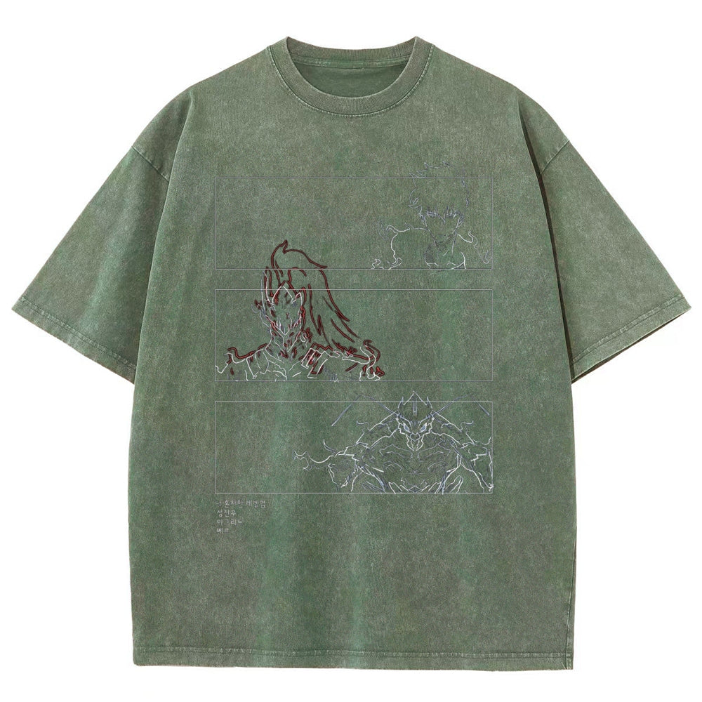 solo leveling Washed T-shirt 2606001099
