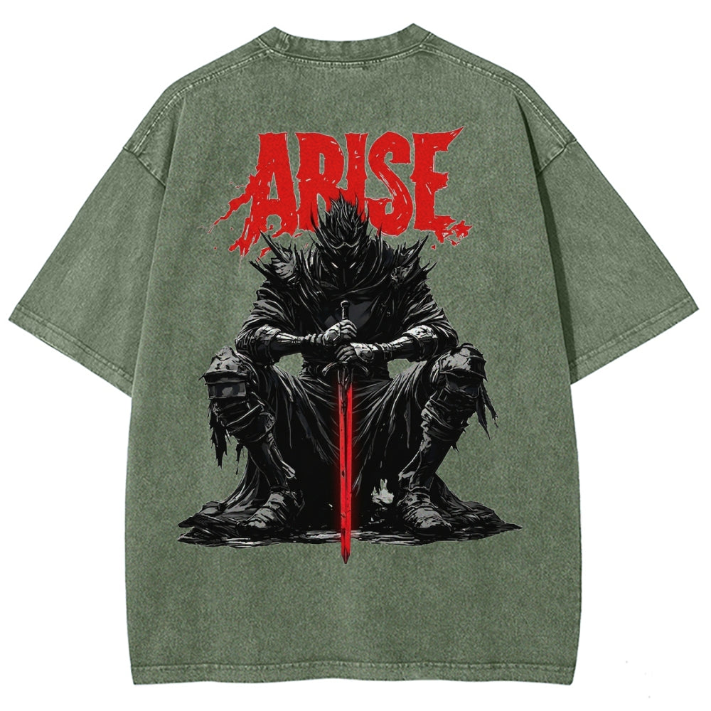 solo leveling Washed T-shirt 2606001099