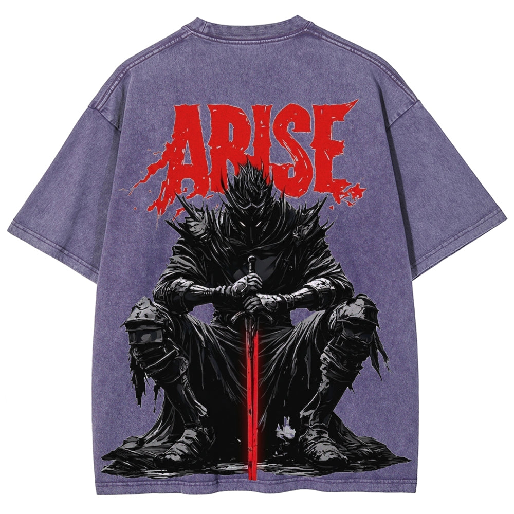 solo leveling Washed T-shirt 2606001099