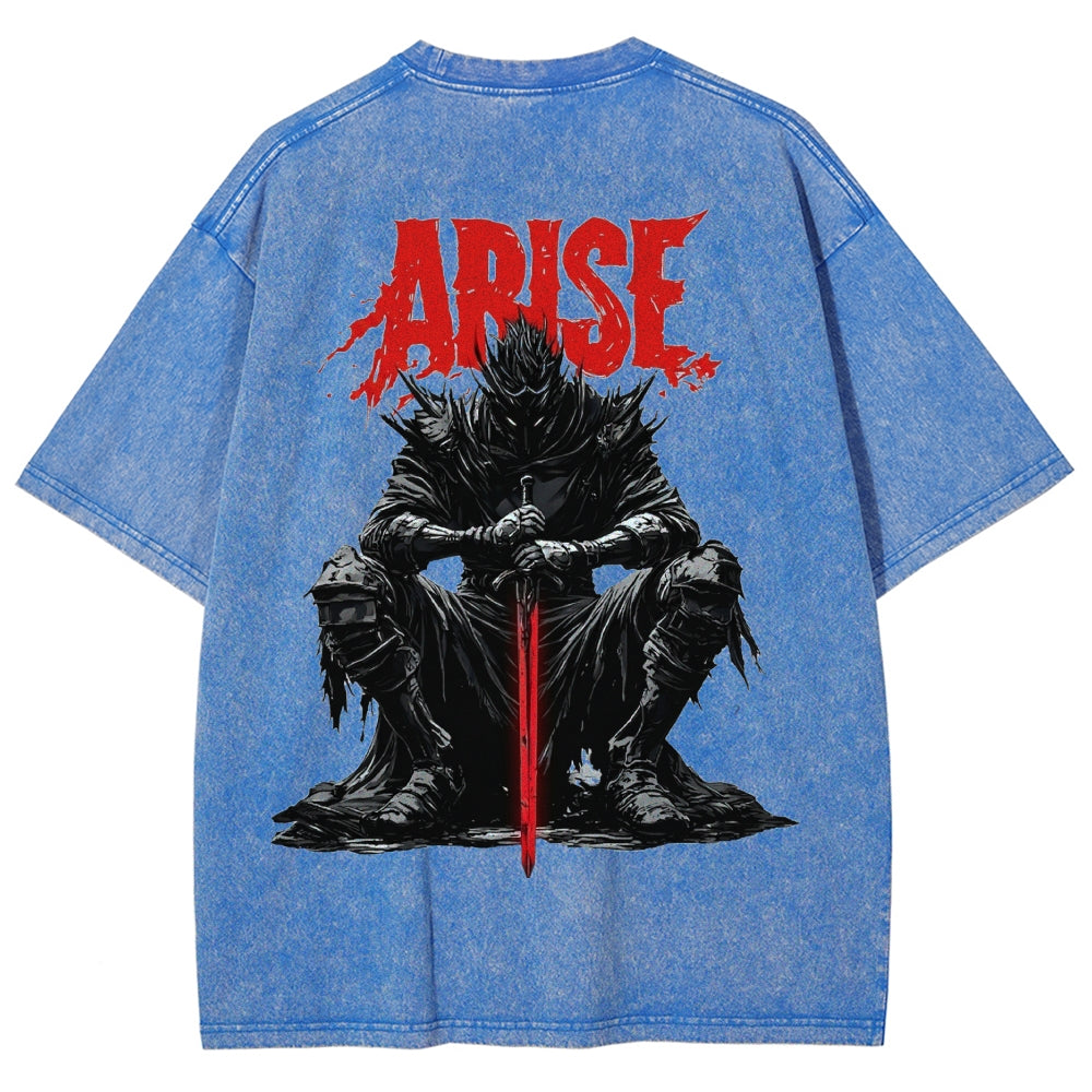 solo leveling Washed T-shirt 2606001099