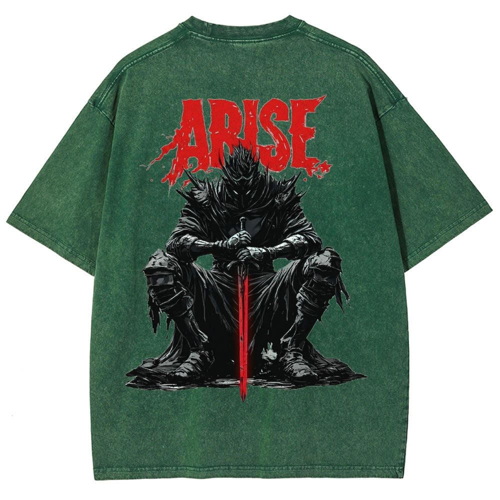 solo leveling Washed T-shirt 2606001099