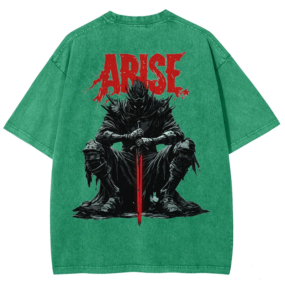 solo leveling Washed T-shirt 2606001099