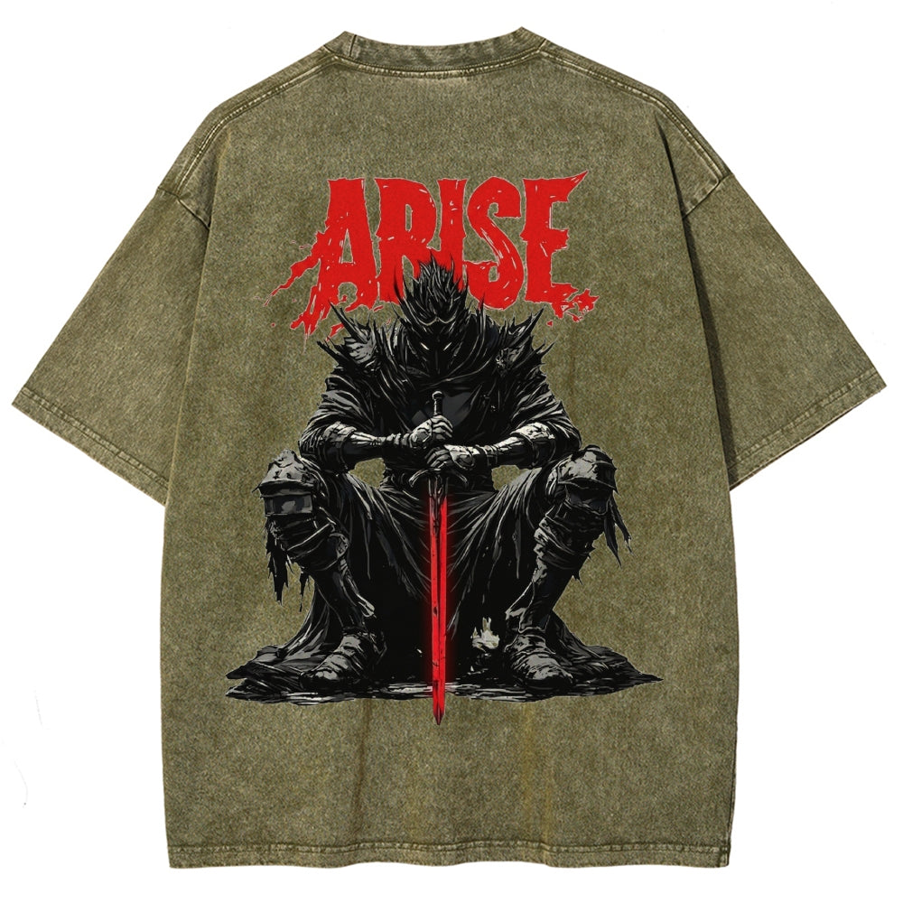solo leveling Washed T-shirt 2606001099