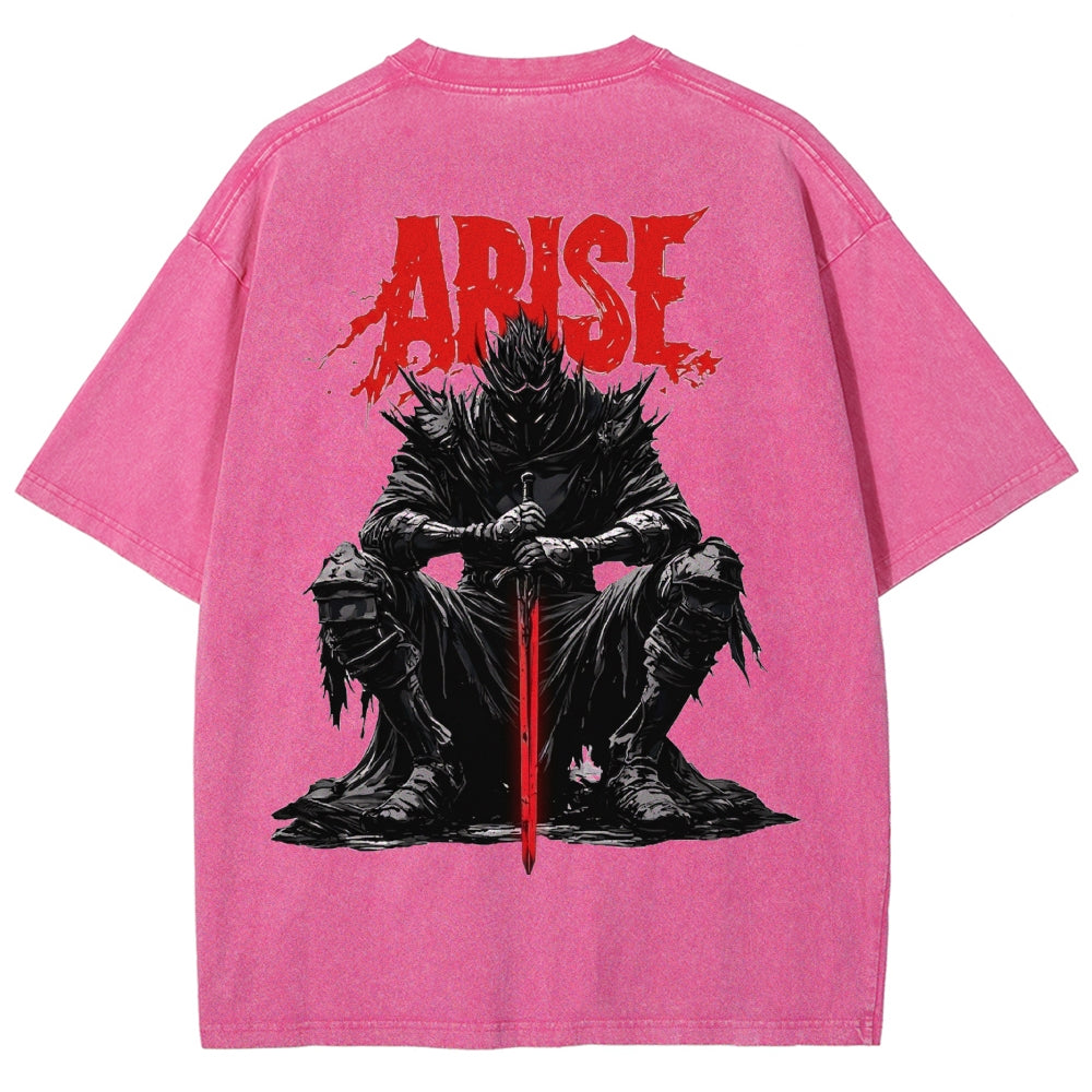 solo leveling Washed T-shirt 2606001099