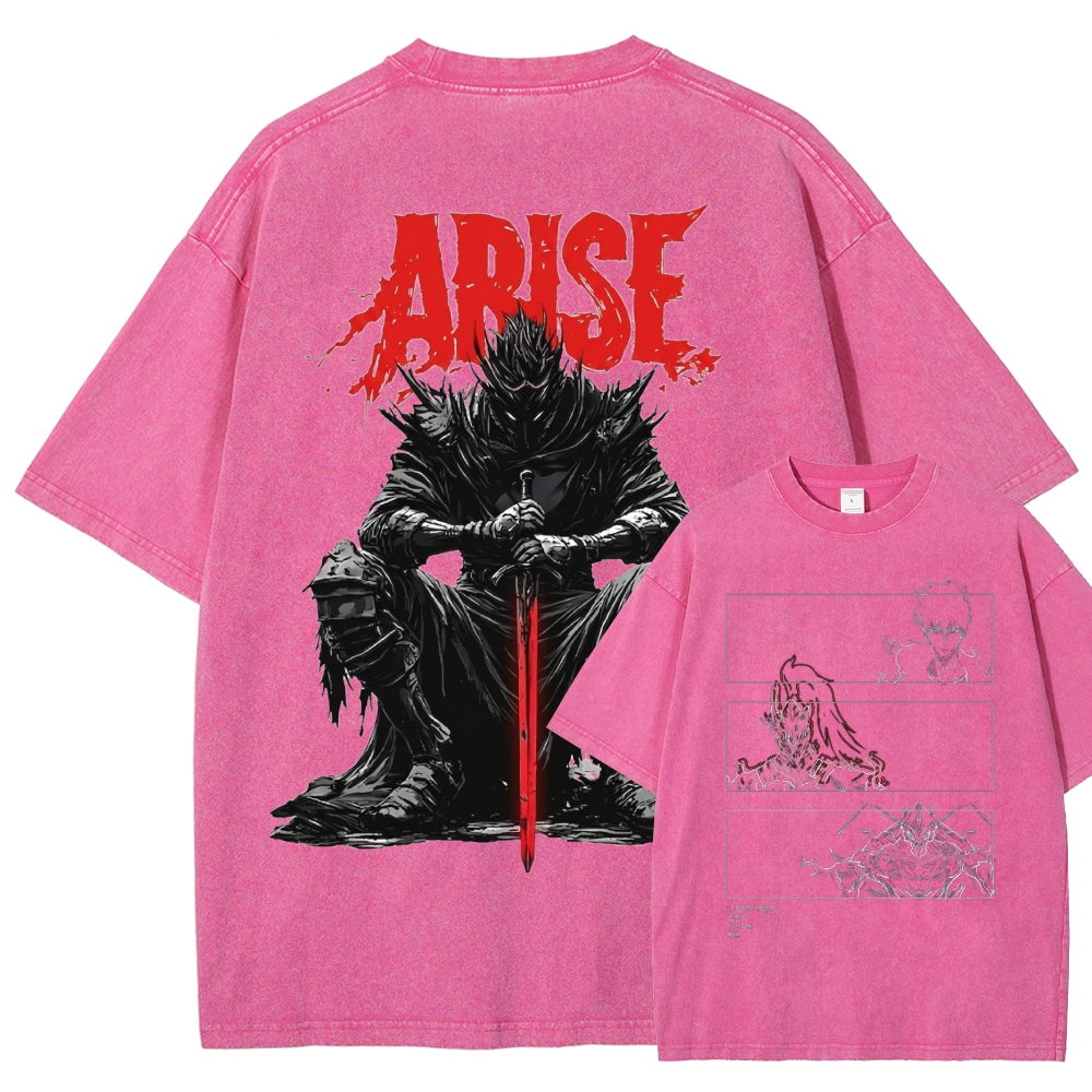 solo leveling Washed T-shirt 2606001099