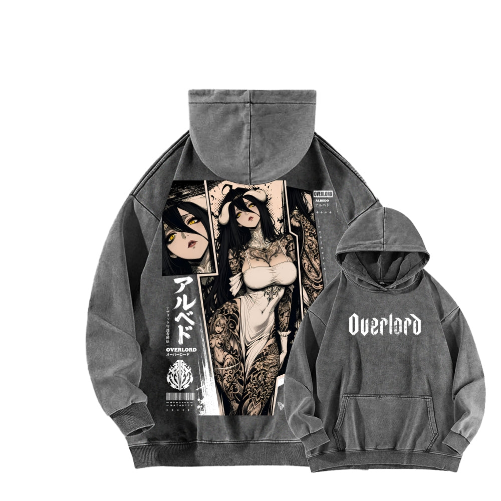 Overlord Unisex Washed Hoodie 2606002913