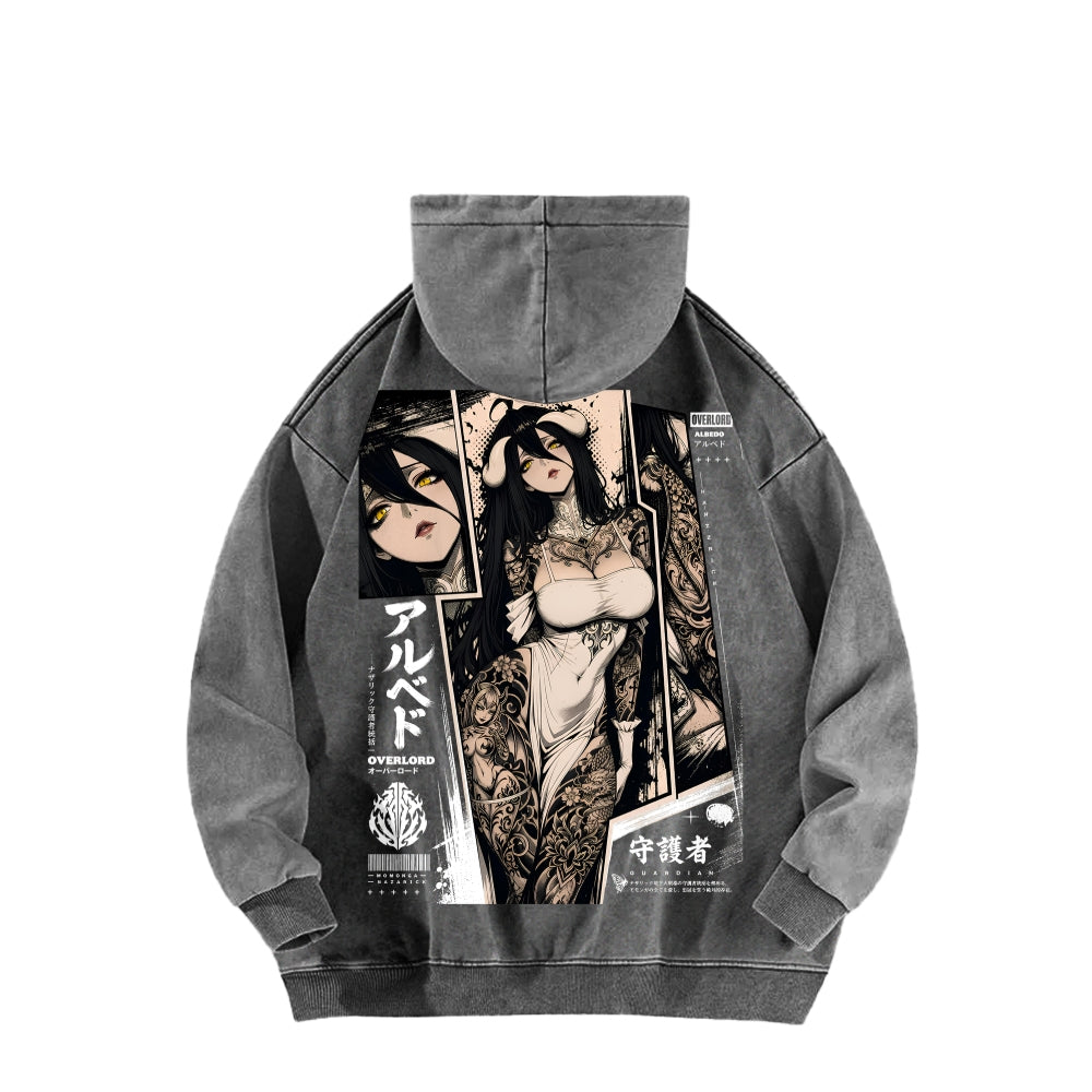 Overlord Unisex Washed Hoodie 2606002913