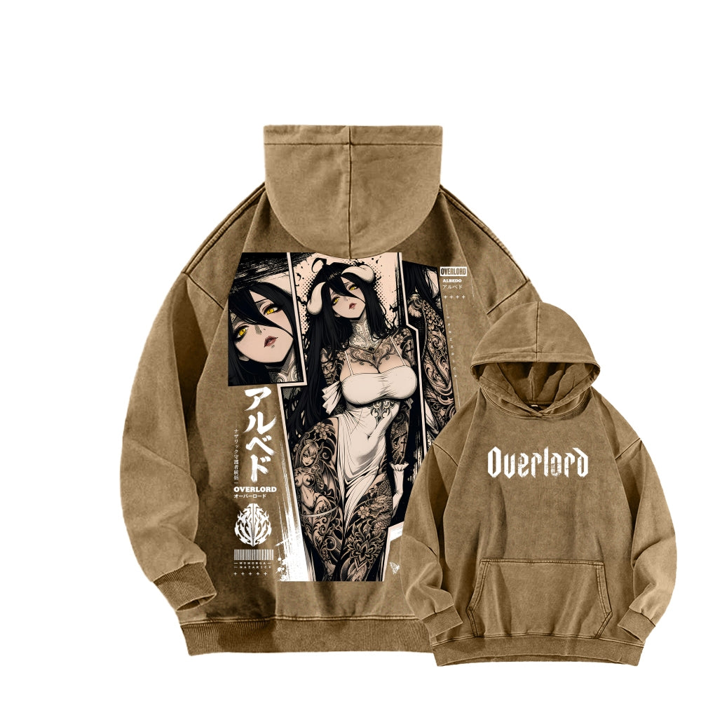 Overlord Unisex Washed Hoodie 2606002913