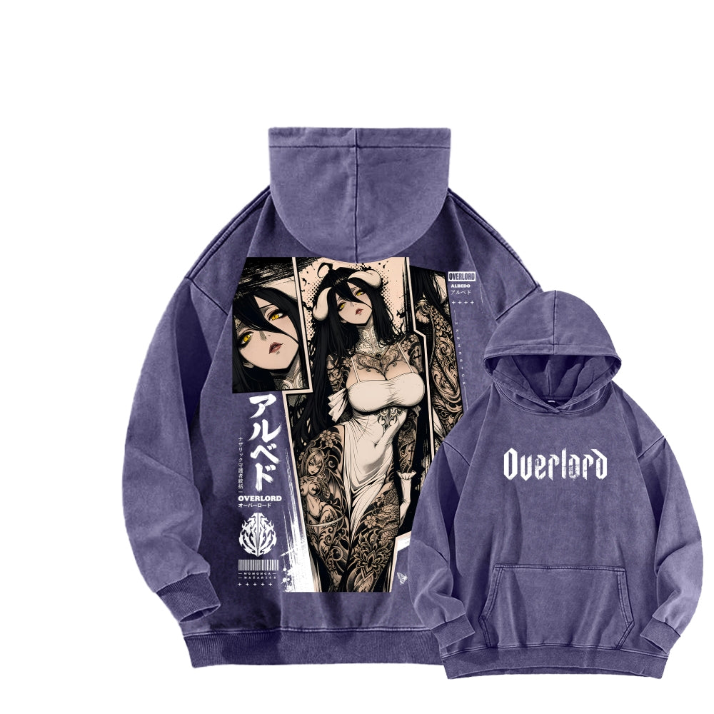 Overlord Unisex Washed Hoodie 2606002913