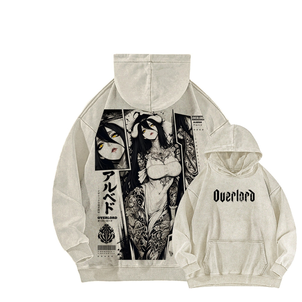 Overlord Unisex Washed Hoodie 2606002913