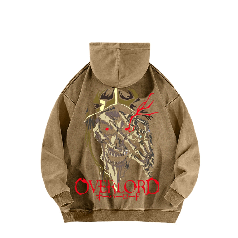 Overlord Unisex Washed Hoodie 2606002928