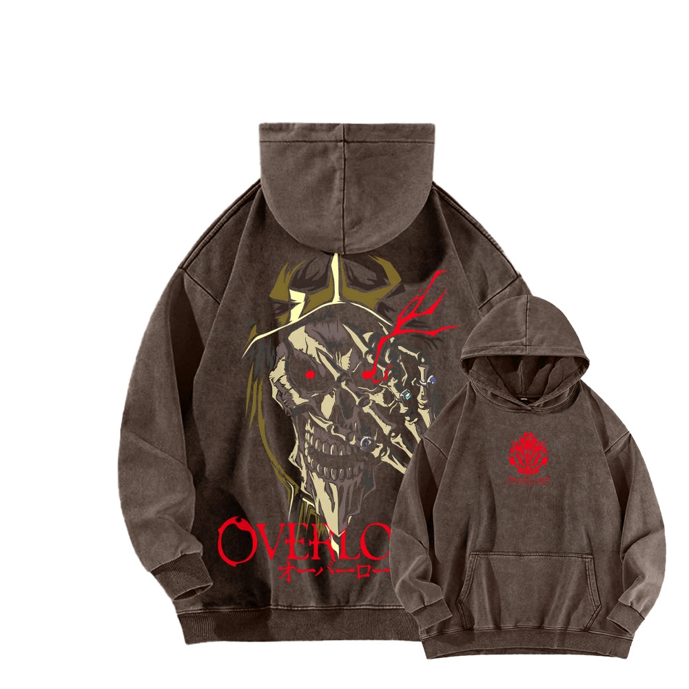 Overlord Unisex Washed Hoodie 2606002928