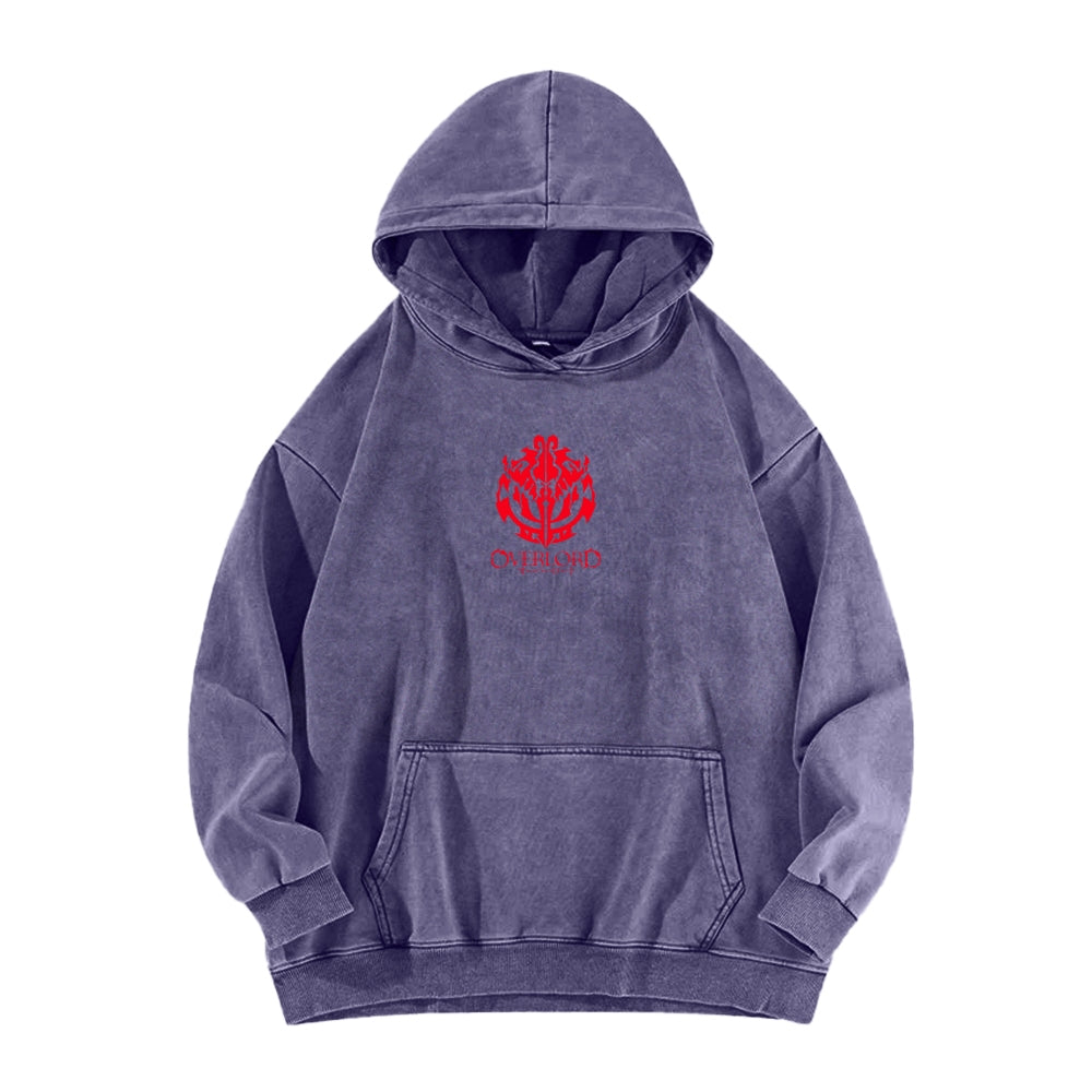 Overlord Unisex Washed Hoodie 2606002928