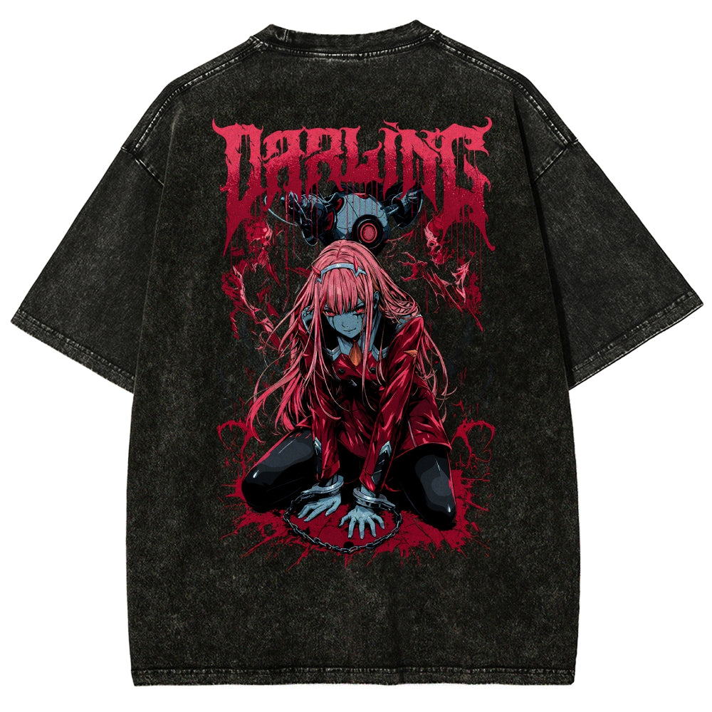 Darling in the Franxx Washed T-shirt 2606004051
