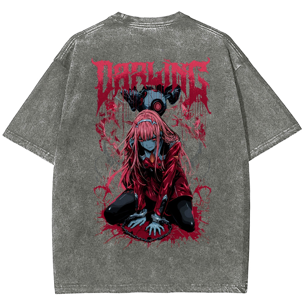 Darling in the Franxx Washed T-shirt 2606004051