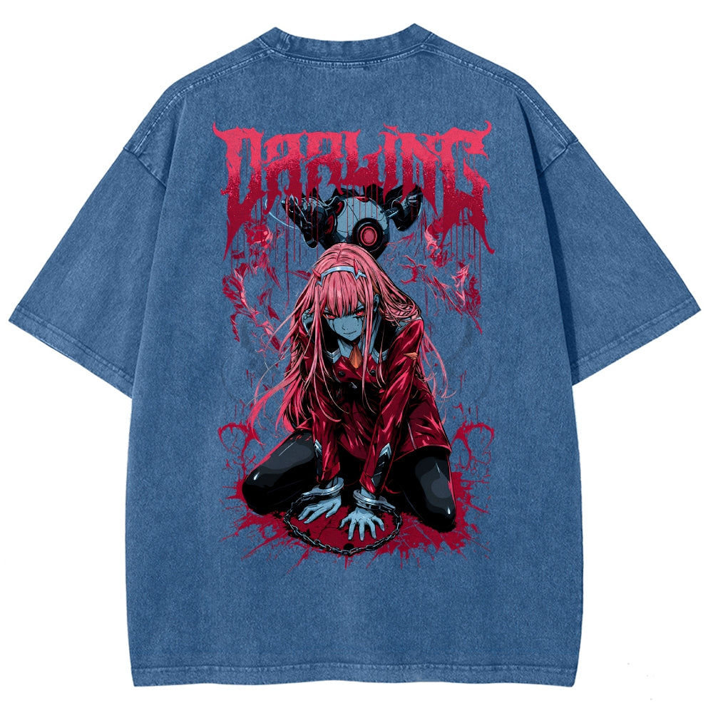Darling in the Franxx Washed T-shirt 2606004051