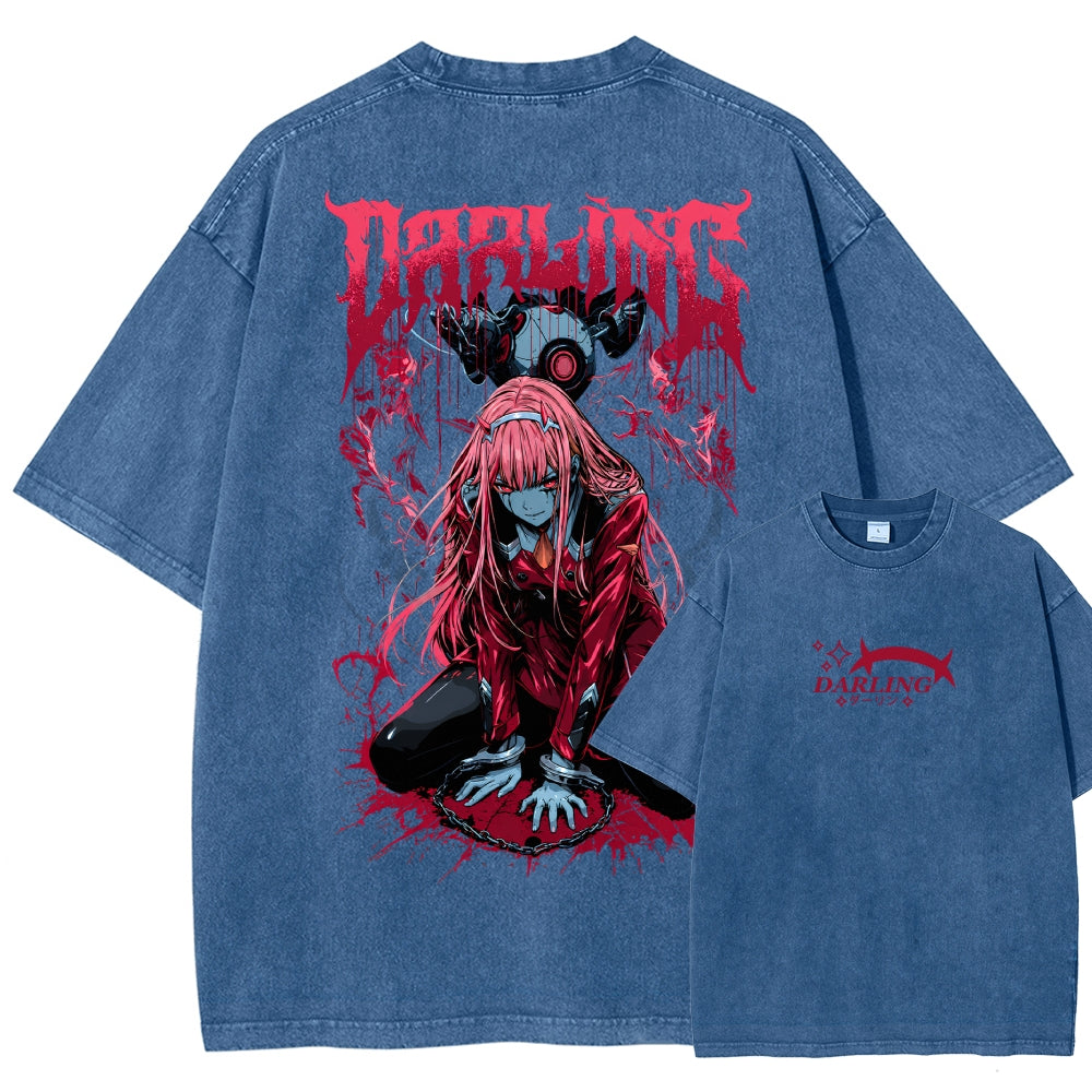 Darling in the Franxx Washed T-shirt 2606004051