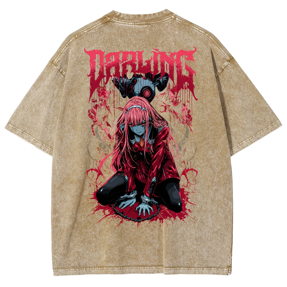 Darling in the Franxx Washed T-shirt 2606004051