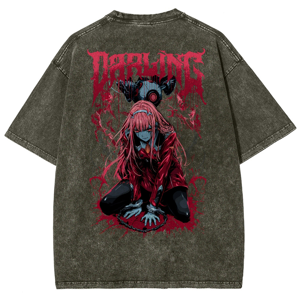Darling in the Franxx Washed T-shirt 2606004051