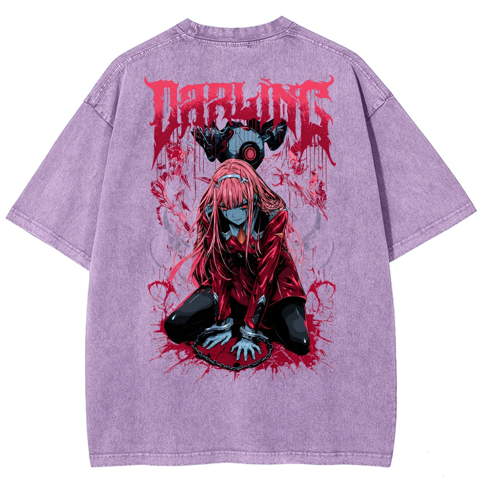 Darling in the Franxx Washed T-shirt 2606004051