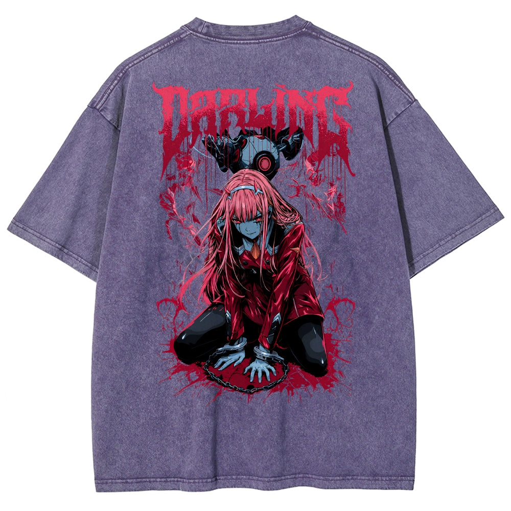 Darling in the Franxx Washed T-shirt 2606004051