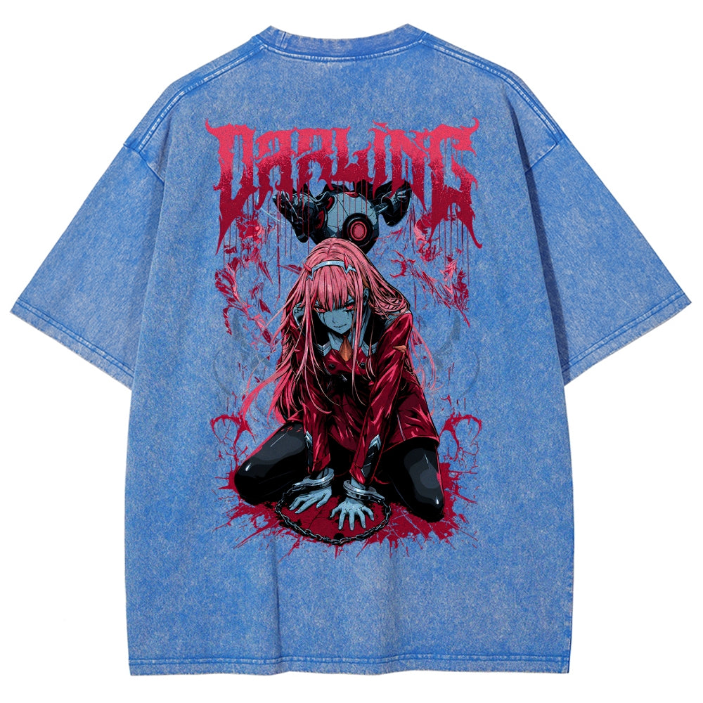 Darling in the Franxx Washed T-shirt 2606004051