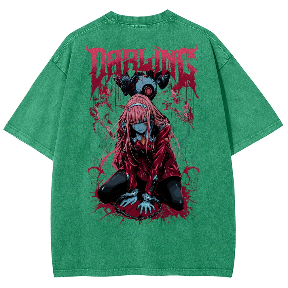 Darling in the Franxx Washed T-shirt 2606004051