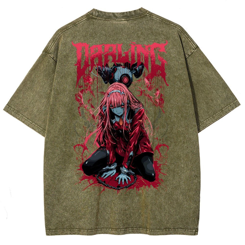 Darling in the Franxx Washed T-shirt 2606004051