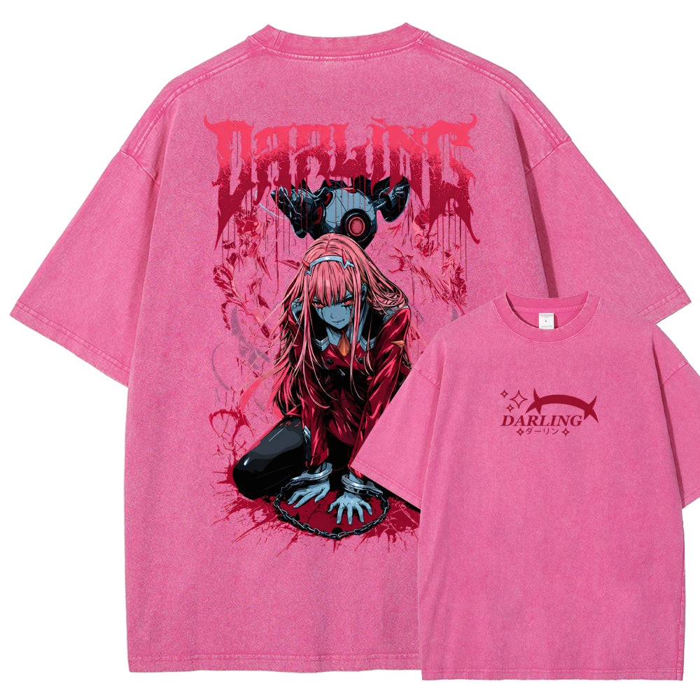 Darling in the Franxx Washed T-shirt 2606004051