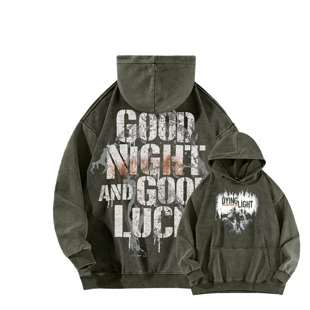 Dying Light Unisex Washed Hoodie 2606004066
