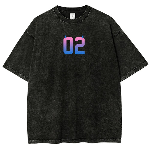 Darling in the franxx Unisex Fit Washed T-Shirt 2606005161